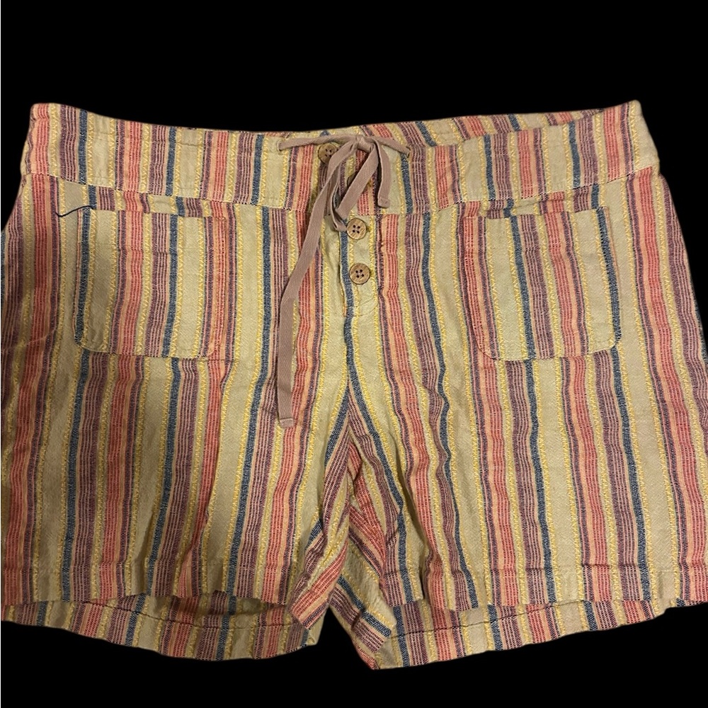 Sundance Multicolor Striped Shorts with Drawstring - Picture 2 of 5